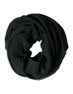 Dark Green Stole Silk Neck Wrap Shawl  Scarf