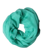 Teal Stole Silk Neck Wrap Shawl Men Scarf