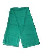 Green Stole Silk Neck Wrap Shawl Scarf