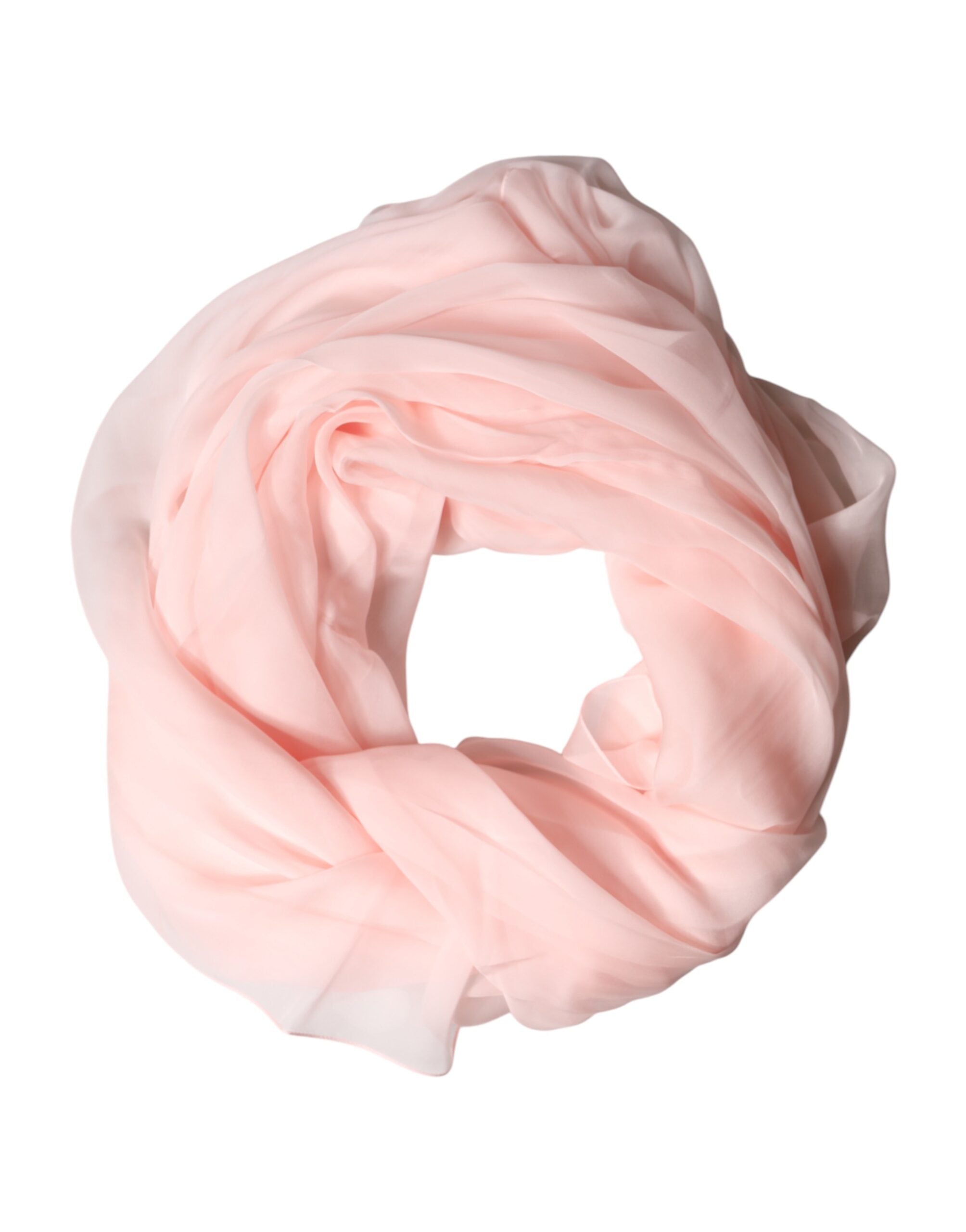Light Pink Stole Silk Neck Wrap Shawl  Scarf