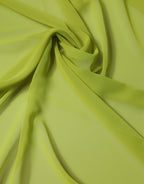 Green Polyester Stole Neck Wrap Shawl  Scarf