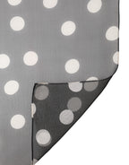 Black Polka Dot Silk Neck Wrap Shawl 205cm x 137cm Scarf