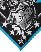 Multicolor DG Royals Square Foulard 51.5cm x 51cm Scarf