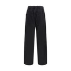 Black Cotton Athletic Pants