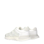 White Fabric Athletic Sneakers