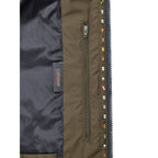 Green Polyester Sleveless Jacket