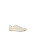 Beige Polyester Sneakers