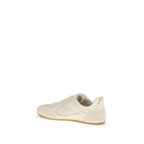Beige Polyester Sneakers