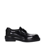 Black Leather Slip-On Loafers