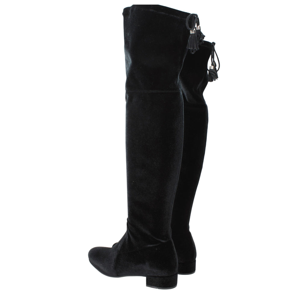 Black Velvet Over The Knee