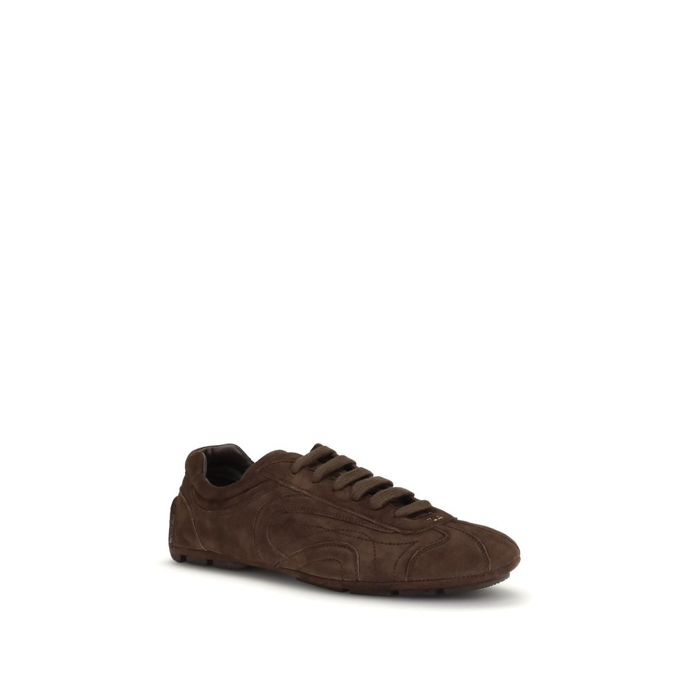 Brown Lamb Ovis Aries Aries Athletic Sneakers