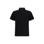 Black Cotton Polo Shirt