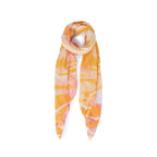 Orange Polyester Scarf