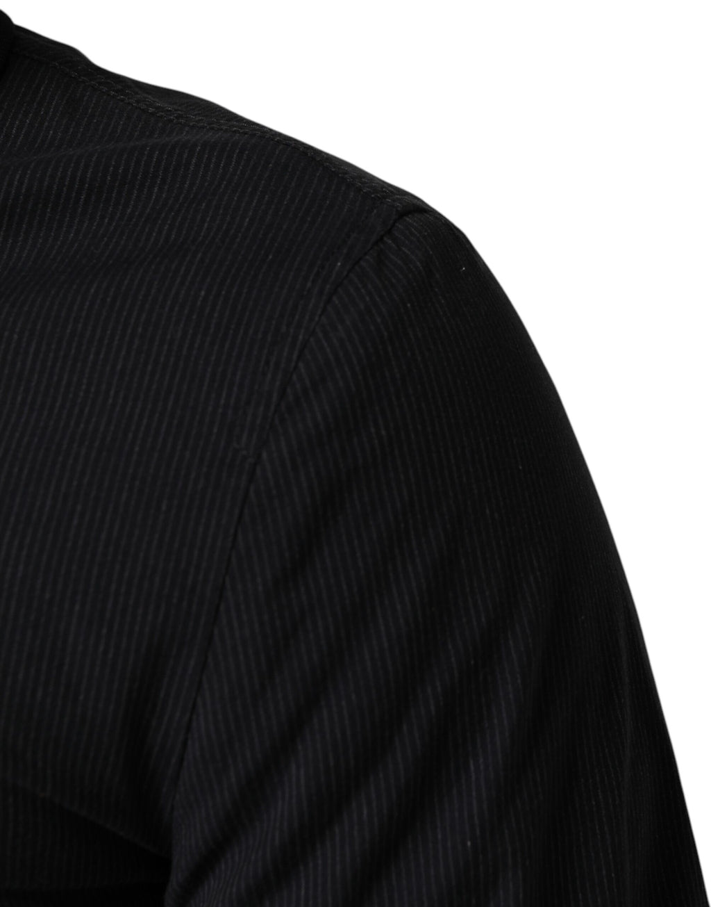Dark Blue Cotton Full Zip Bomber Men Jacket