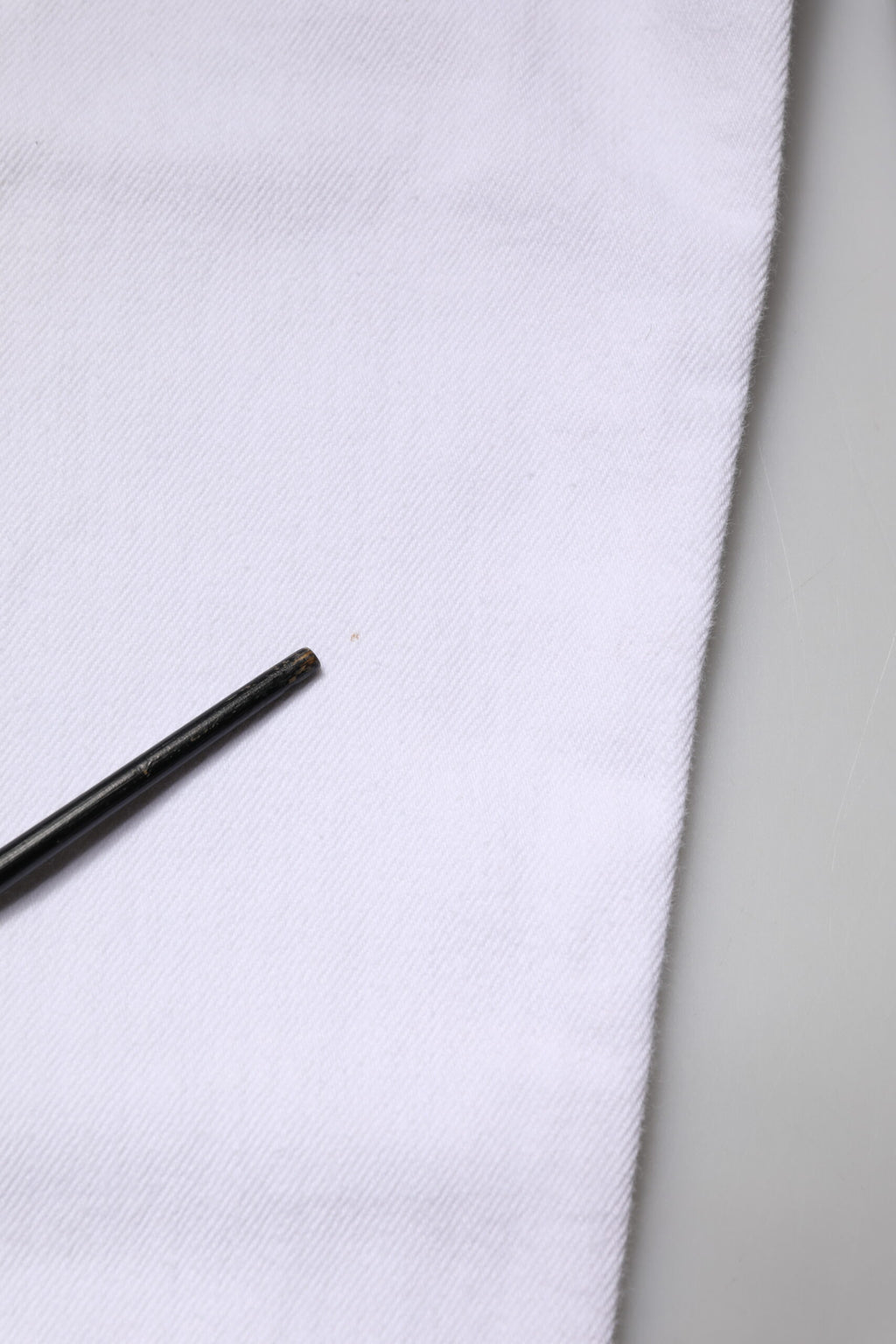 White High Waist Straight Denim Jeans