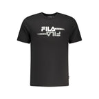 Black Cotton Men T-Shirt