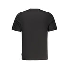 Black Cotton Men T-Shirt