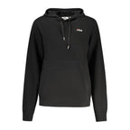 Black Cotton Women's Hoodie
