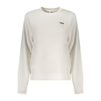 White Cotton Women's Sweatshirt