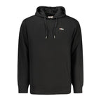Black Cotton Men's Hoodie