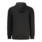 Black Cotton Men's Hoodie