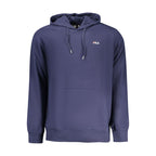 Blue Cotton Men's Hoodie