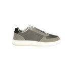 Gray Polyester Men Sneaker
