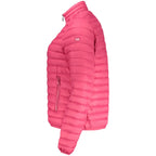 Pink Polyamide Full-Length Jacket