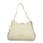 Bianco Polyurethane Women Handbag