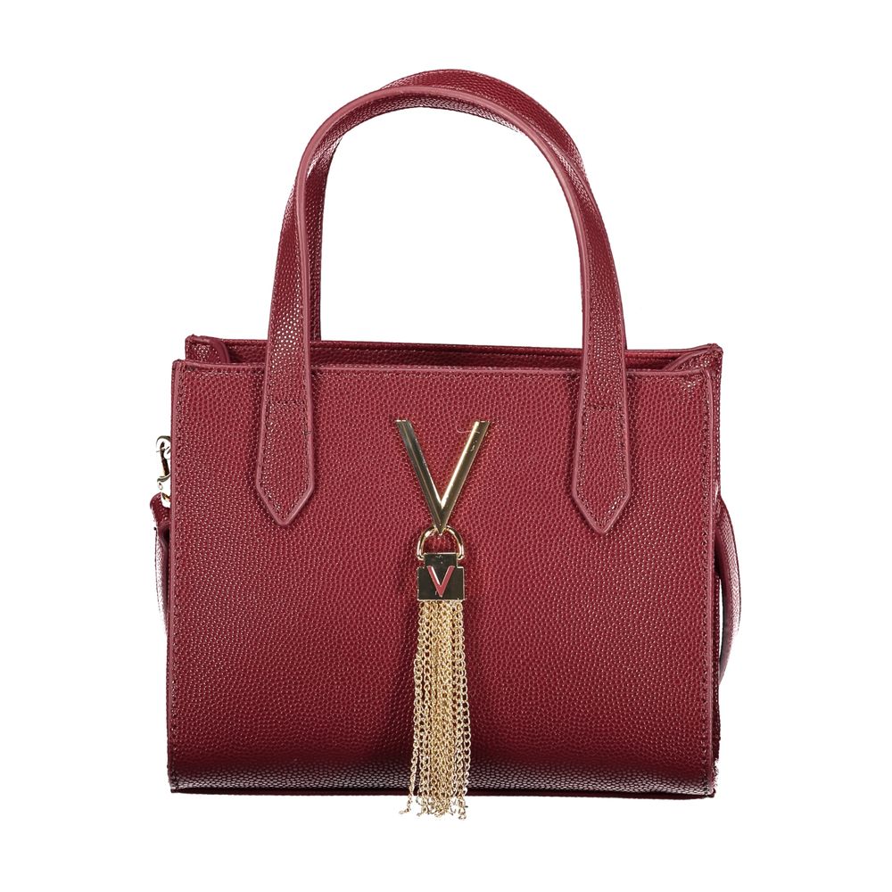Rosso Polyurethane Women Handbag