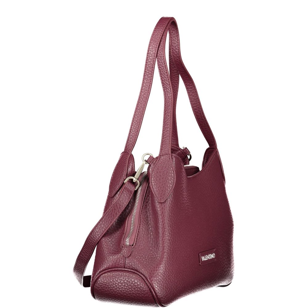 Rosso Polyurethane Women Handbag