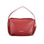 Rosso Polyurethane Women Handbag