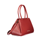 Rosso Polyurethane Women's Handbag