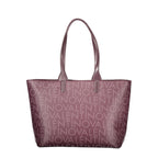 Rosso Polyurethane Women Handbag