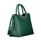 Verde Polyurethane Women Handbag