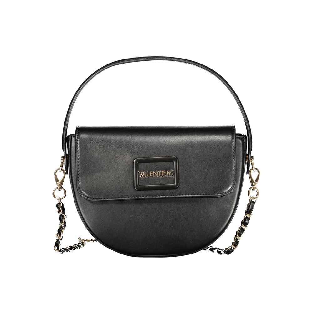 Black Polyurethane Women's Handbag