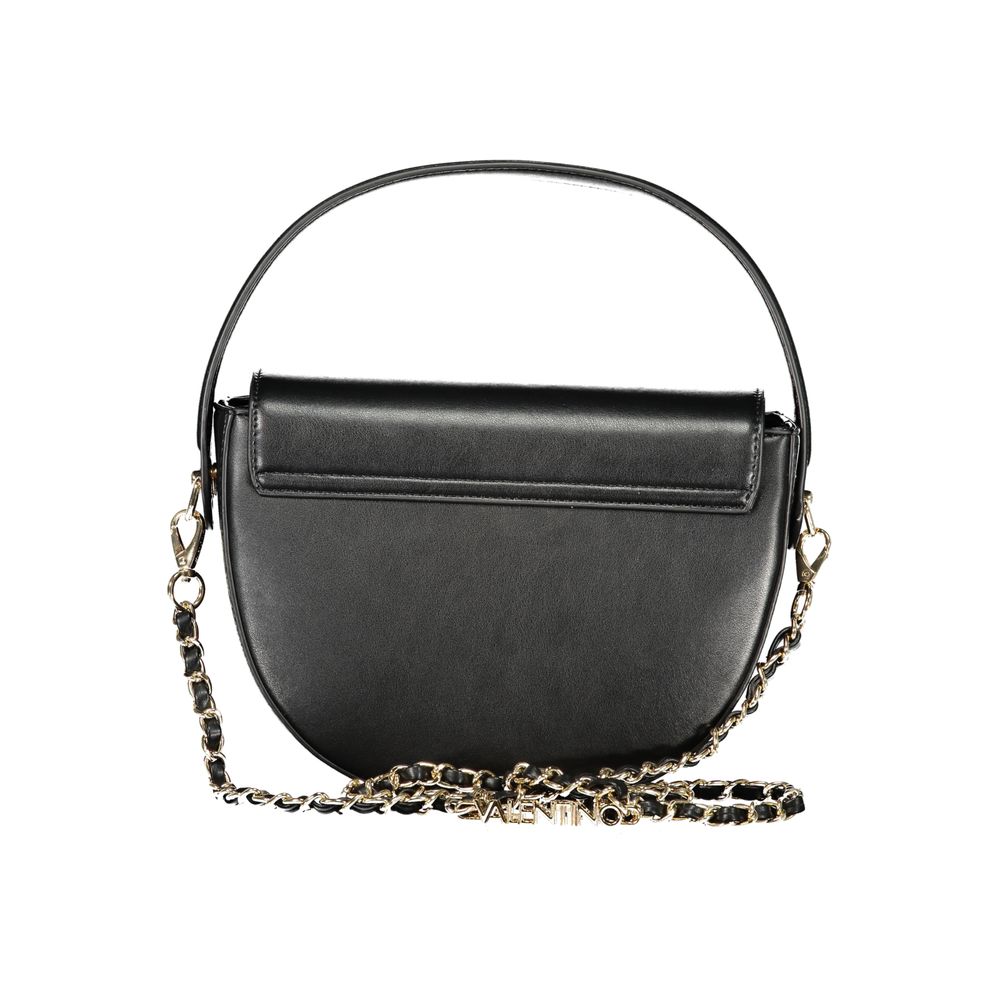 Black Polyurethane Women's Handbag