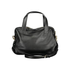 Nero Polyurethane Woman Handbag