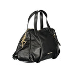 Nero Polyurethane Woman Handbag