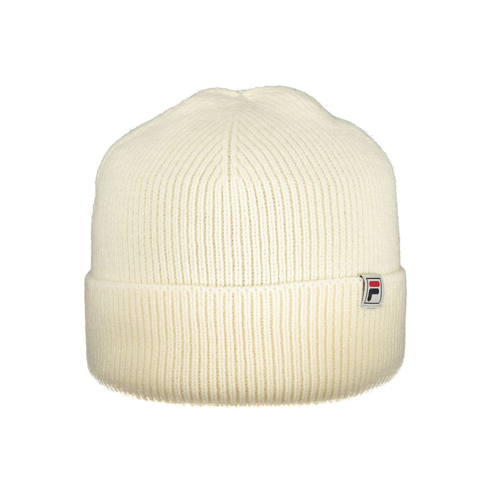 White Acrylic Men's Cap