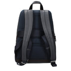 Gray Leather Backpack