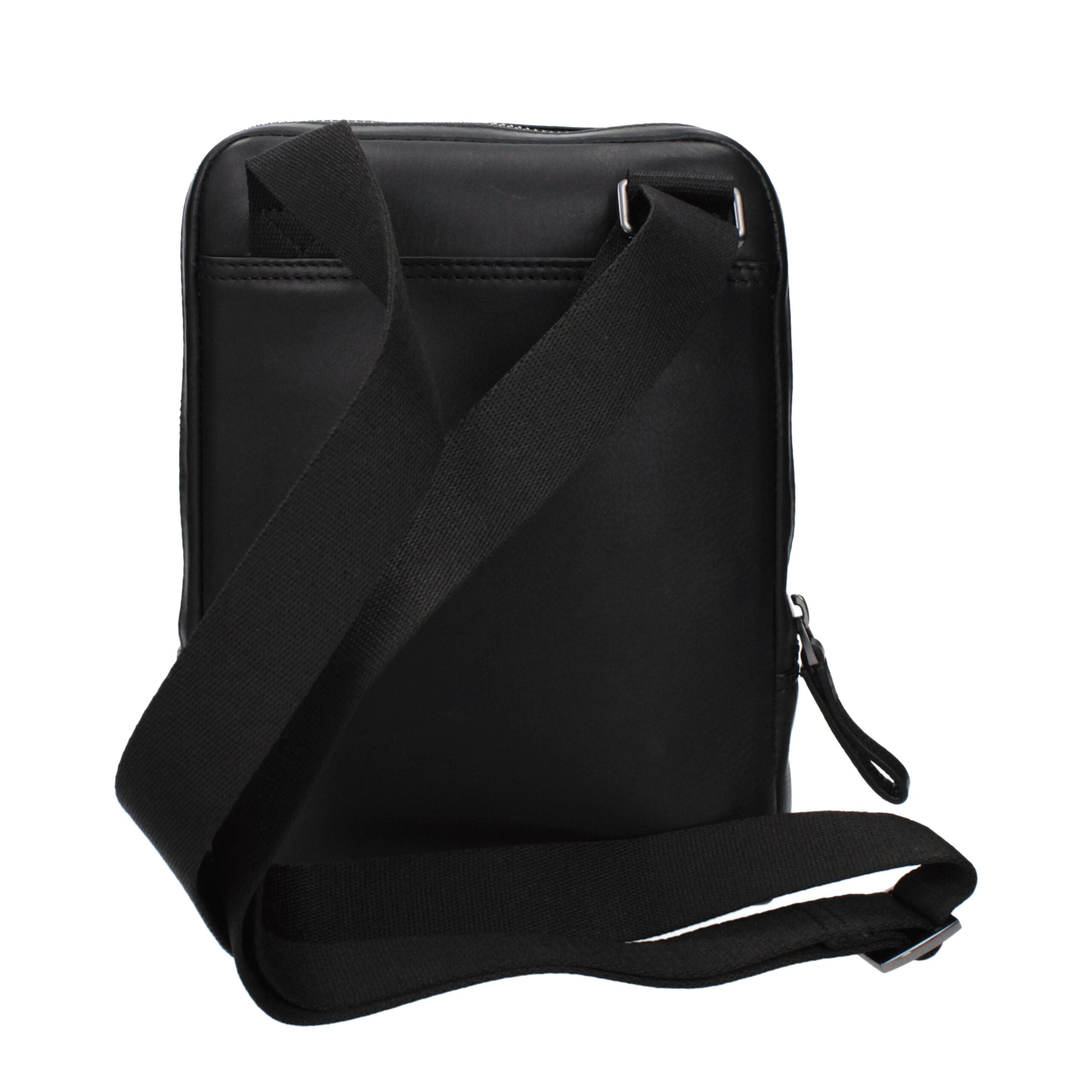 Black Leather Crossbody Bag