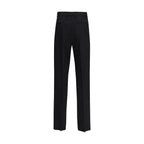 Black Fleece Wool Dress Pants